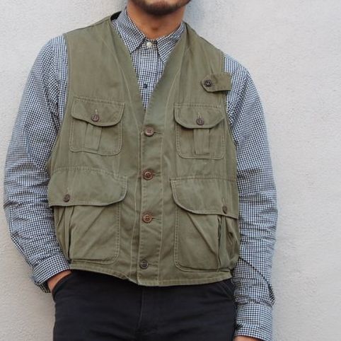 40's〜 Drybak×Abercrombie & Fitch ハンティングベスト 40年代 ドライ