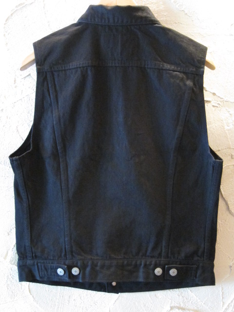 RATS(ラッツ)/BLACK DENIM VEST BLACK RATS