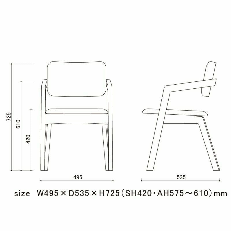 宮崎椅子製作所 kuku chair（ククチェア）背張布タイプ – FELICE.ONLINE
