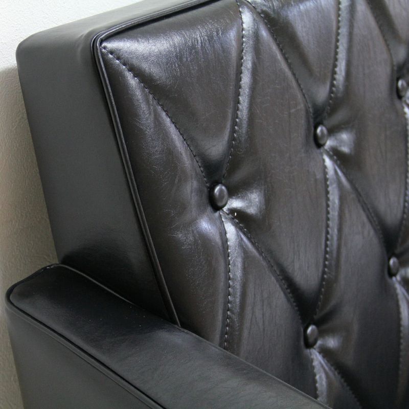 カリモク60 ロビーチェア1シータースタンダードブラック（ダーク