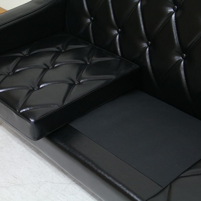 カリモク60 ロビーチェア2シータースタンダードブラック（ダーク