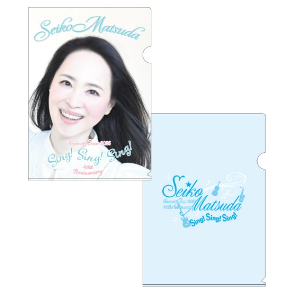 2025 ツアークリアファイルセット BLUE｜松田聖子｜felicia club by