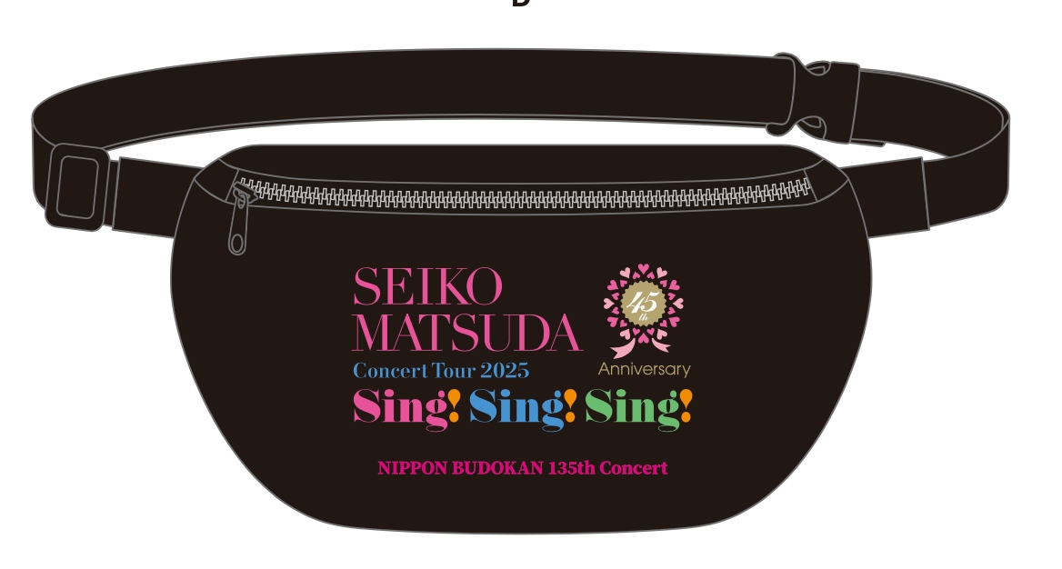 武道館 135th ボディバッグ｜松田聖子｜felicia club by SEIKO MATSUDA