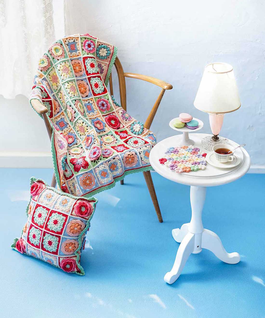 フレンチポップ気分！ マカロンカラーのかぎ針編みモチーフの会