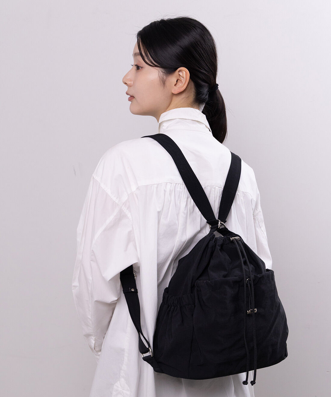 リュックにもなる 2－WAYドロストショルダーバッグ｜ミニツク