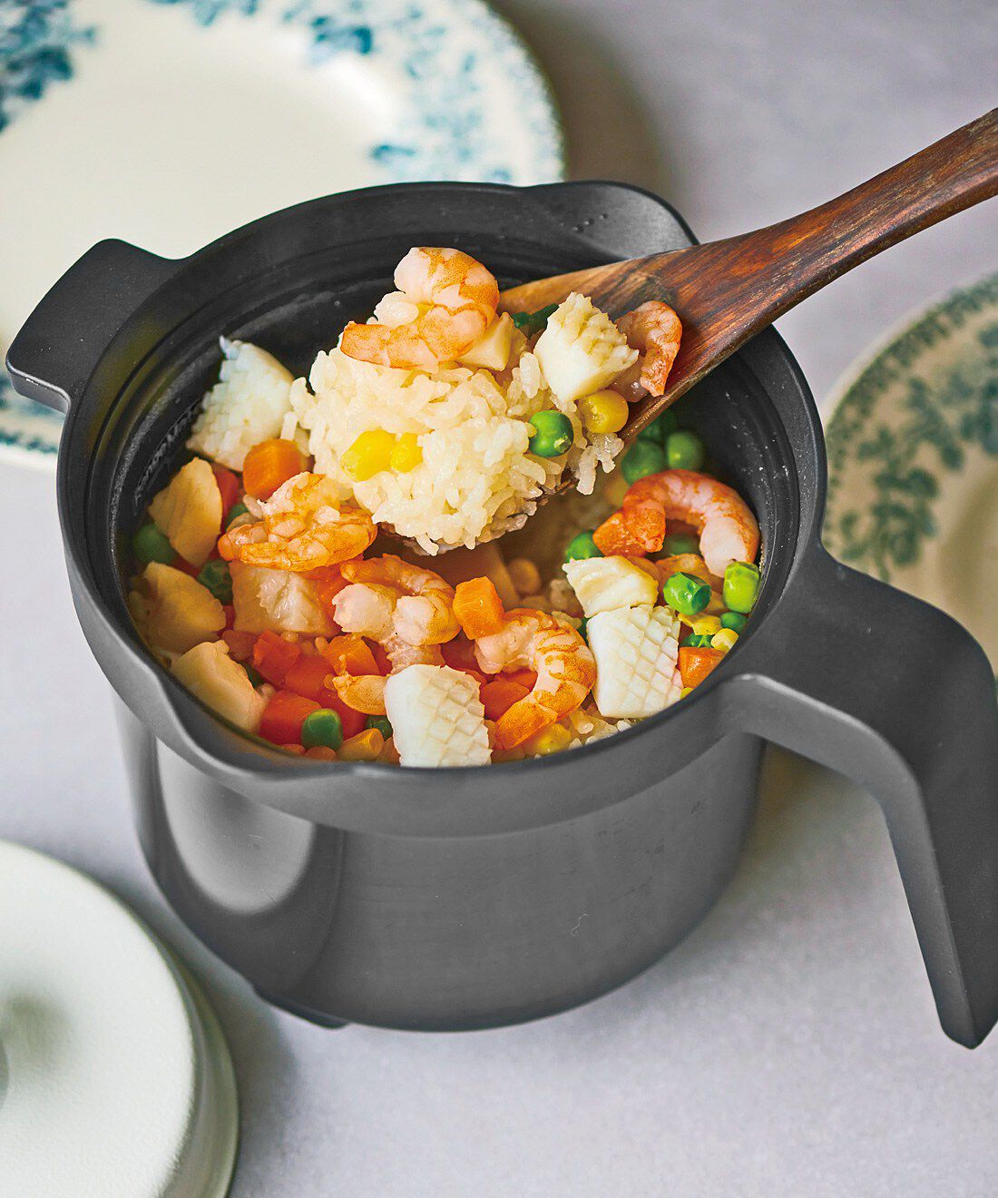 一台8役 煮物・汁物・ご飯も炊ける レンジメートマグポット