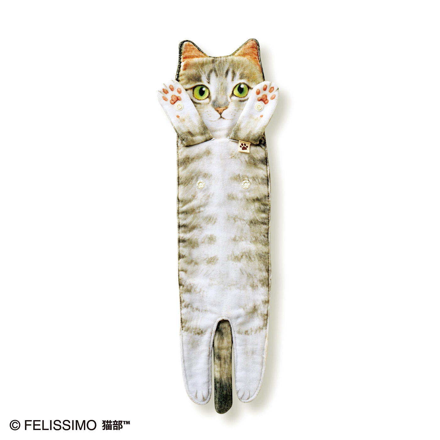 こんなに伸びるの！？なが～い猫タオルの会｜猫部｜フェリシモ【公式通販】