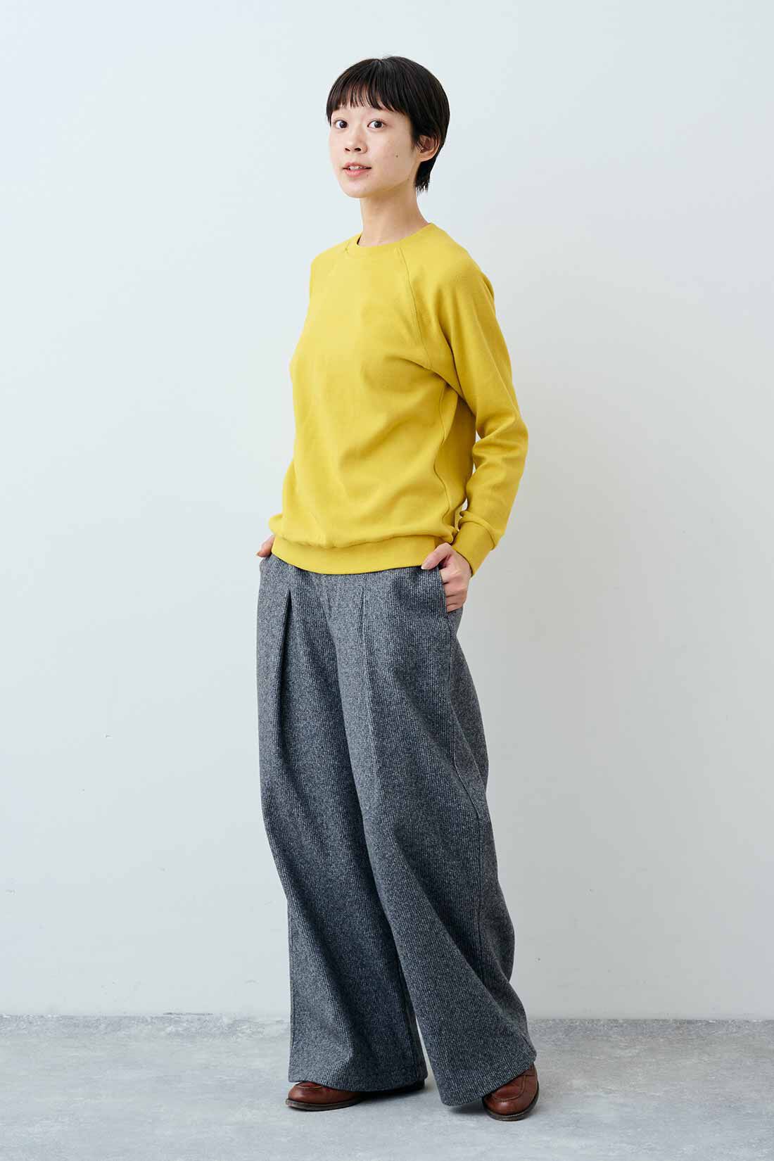 THREE FIFTY STANDARD 小谷 実由さんと作った 細かいチェック柄の