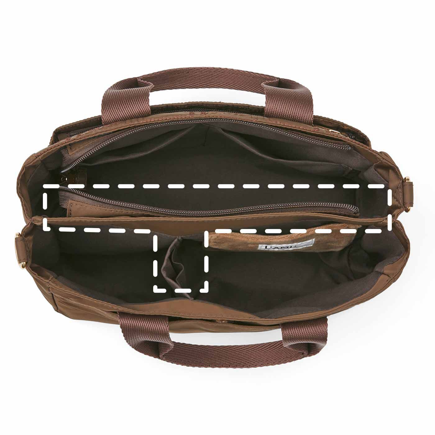 ラミプリュス チョコレートバイヤー みりとコラボ 荷物を仕切って