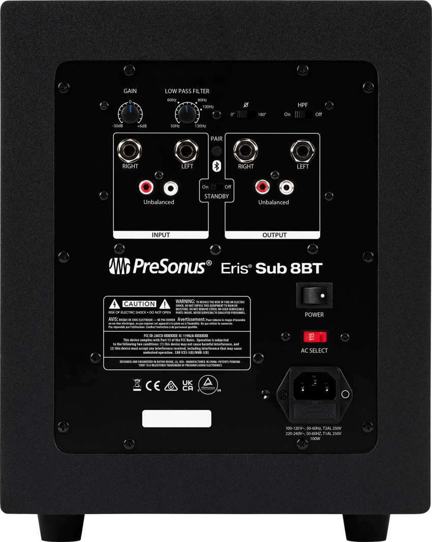 Eris® Sub 8BT – PreSonus