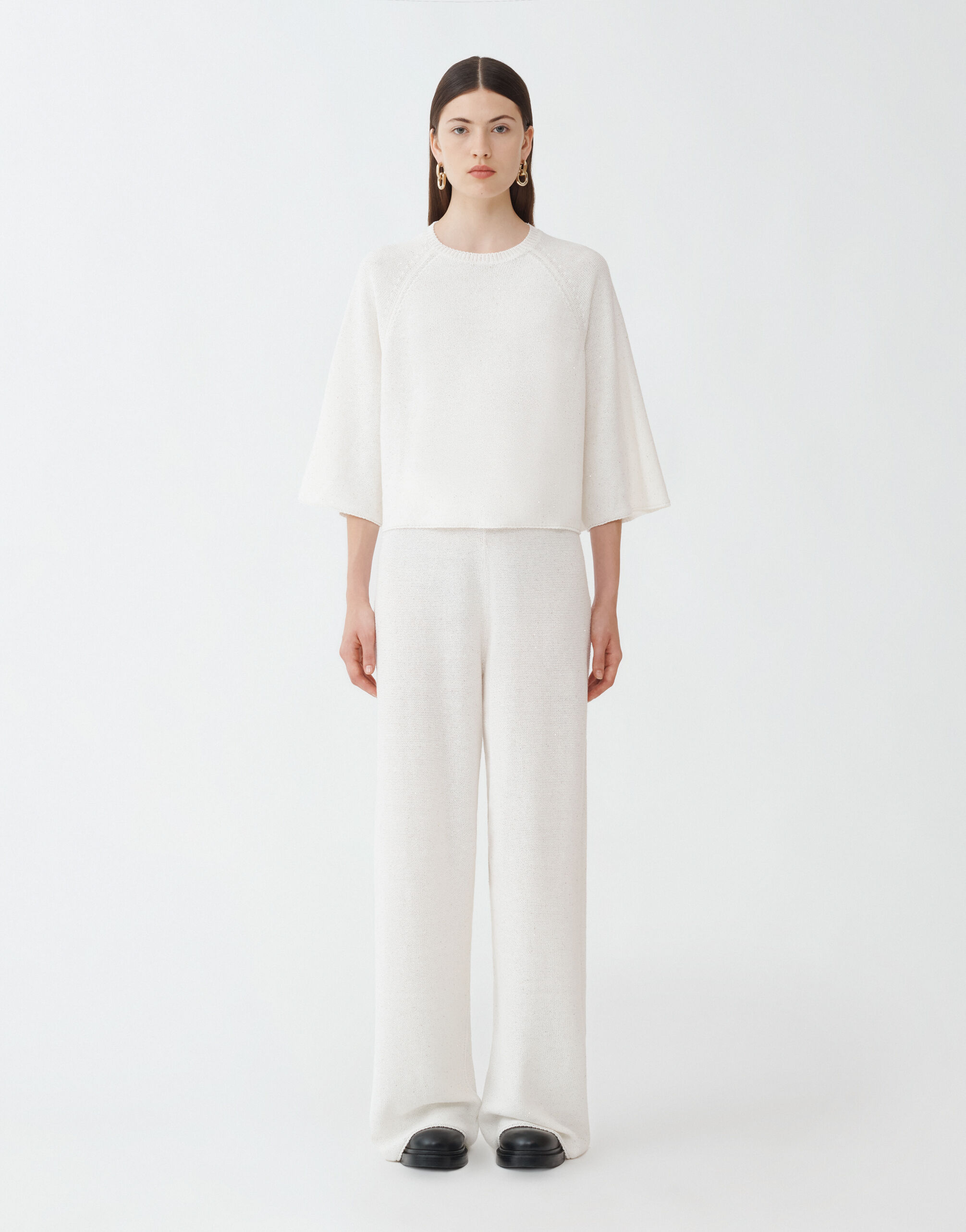 SEQUIN CAPE SWEATER for Women | Fabiana Filippi®