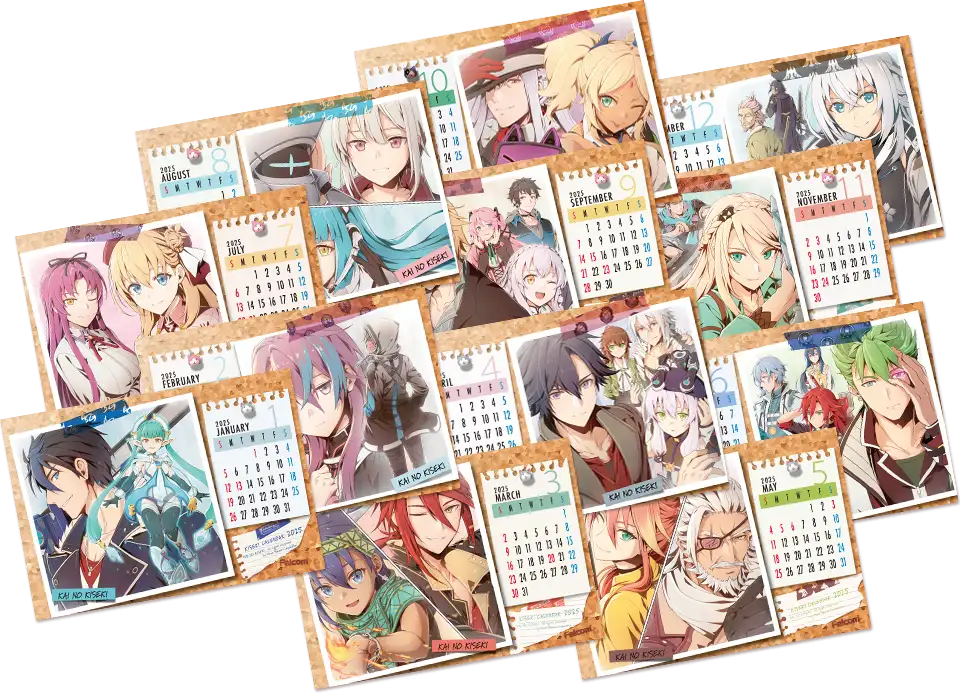 ファルコムカレンダー2025[壁掛][卓上]発売中！ | 日本ファルコム 公式