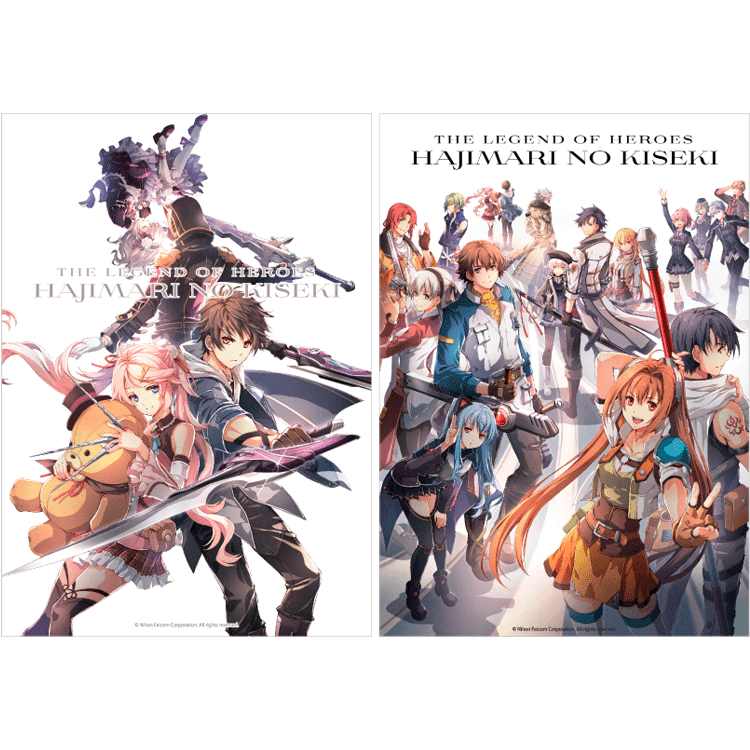 クリアポスターA3 英雄伝説 創の軌跡（全2種） | 日本ファルコム 公式
