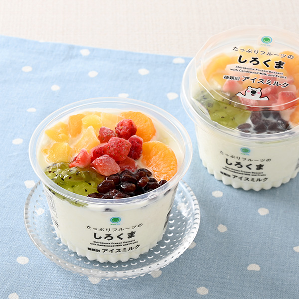 たっぷりフルーツのしろくま ｜商品情報｜ファミリーマート