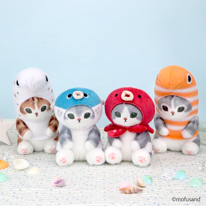 SNSで大人気♪『mofusand』より海の生き物にゃん第2弾登場