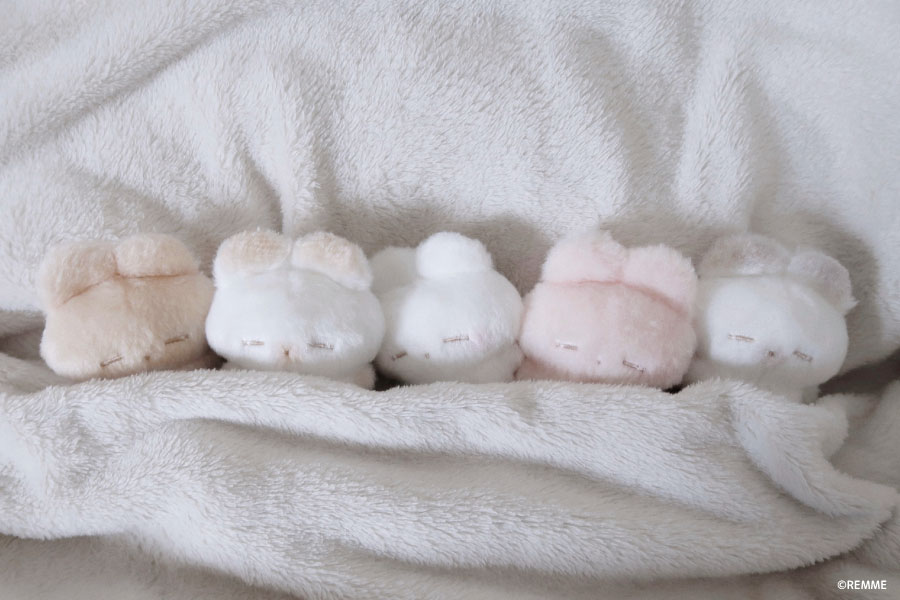 大人気ぬいぐるみ作家REMMEの『うさぎのねむちゃん』より、ぷち