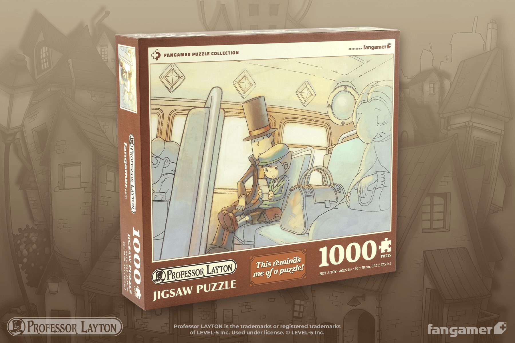 レイトン教授」－ レイトン教授 ジグソーパズル - Fangamer Japan