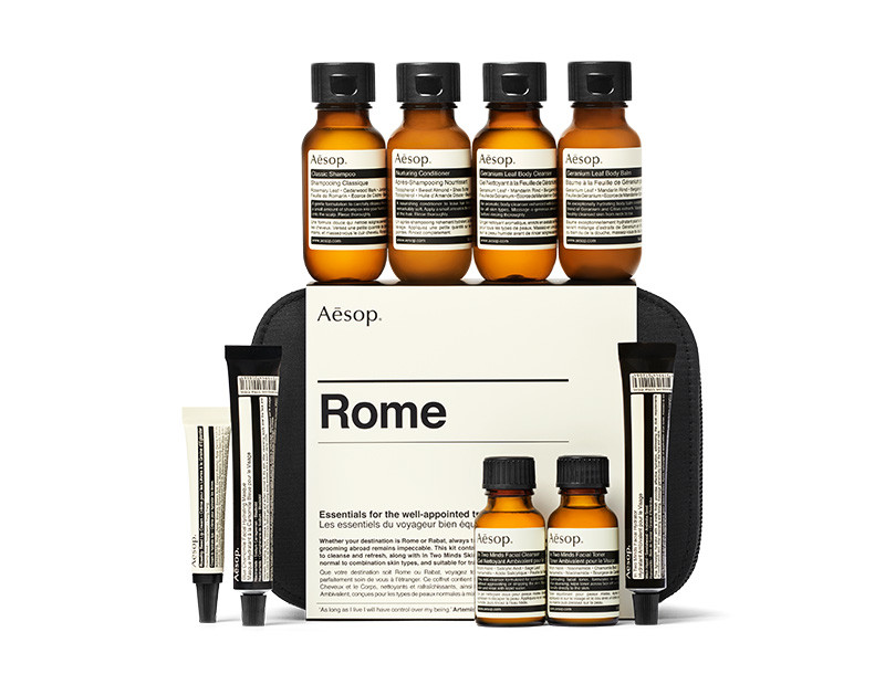 イソップから新たなトラベルセット「ローマ シティー キット」発売