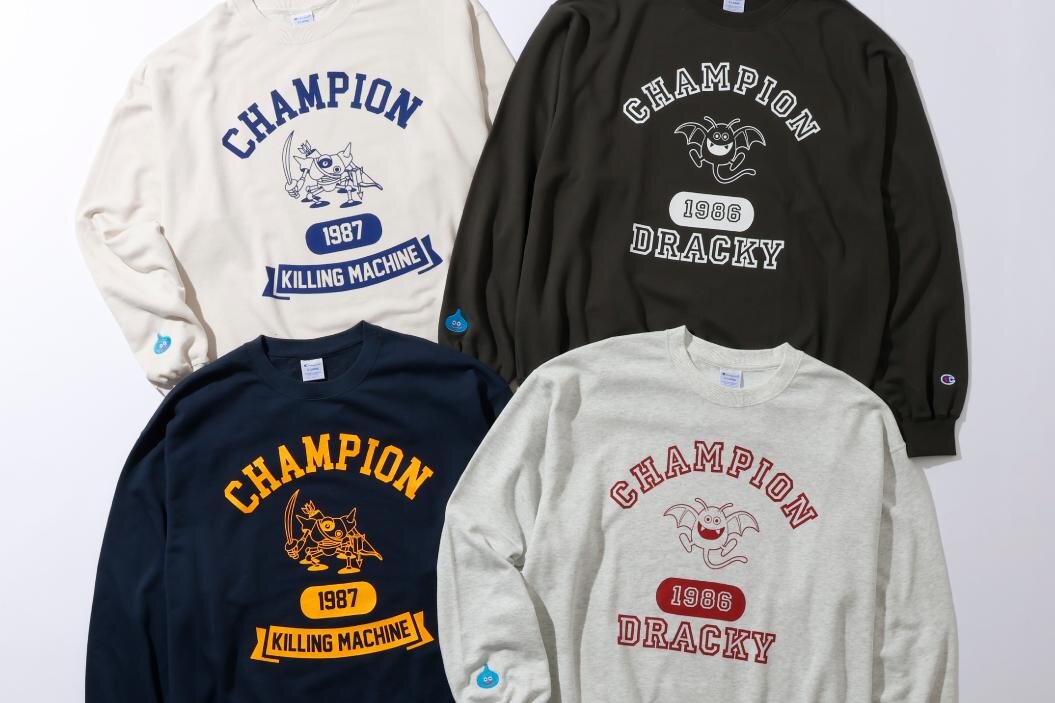 チャンピオン「ドラゴンクエスト」スライム＆ドラキーのプリント