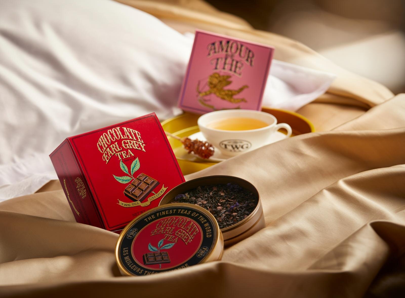 TWG Tea26年バレンタイン紅茶、“ベルガモット×ダークチョコ”香る