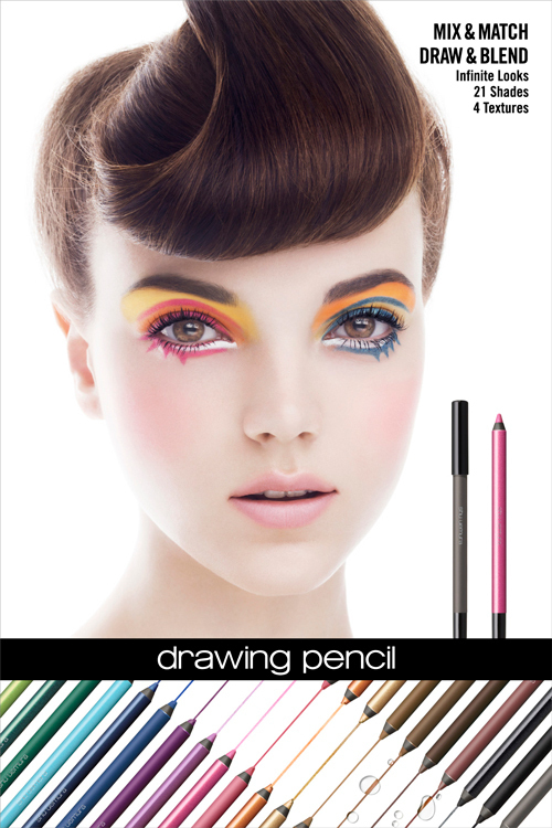 シュウ ウエムラから、組み合わせて描く色鉛筆のようなアイライナー