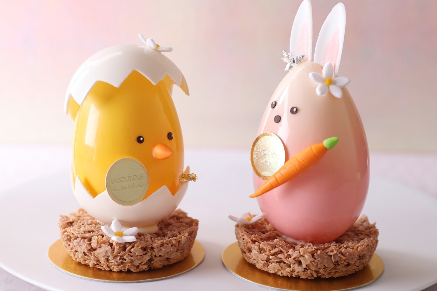 ジョエル・ロブション新作“イースターエッグ”ショコラ、うさぎ＆ひよこ
