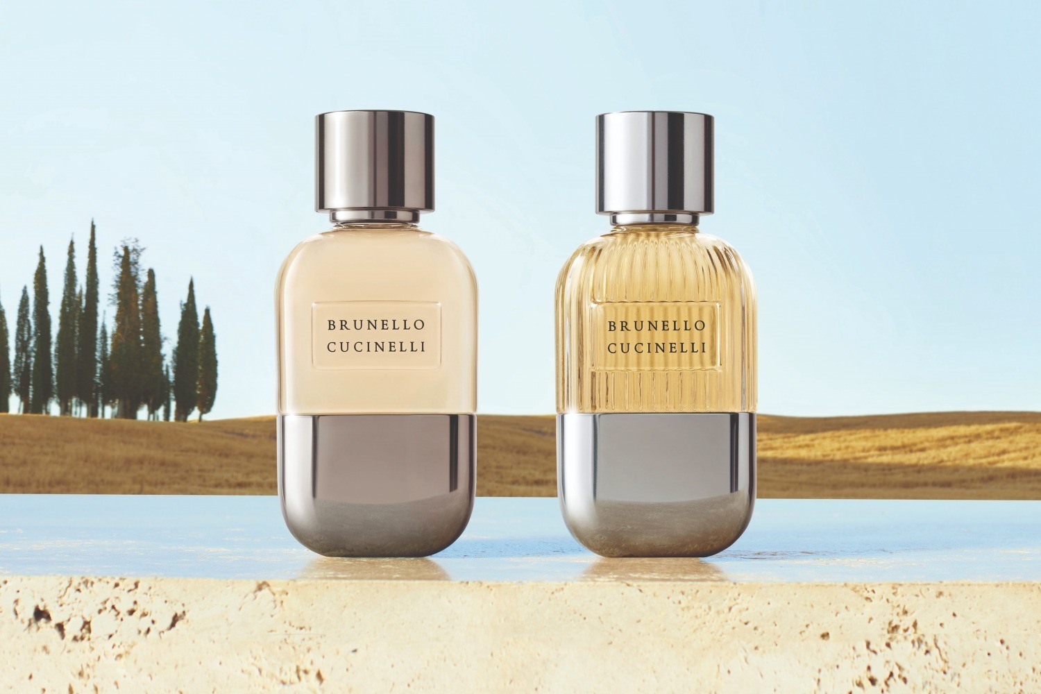 ブルネロ クチネリ初のフレグランス、ウィメンズ・メンズ向けの2種類で