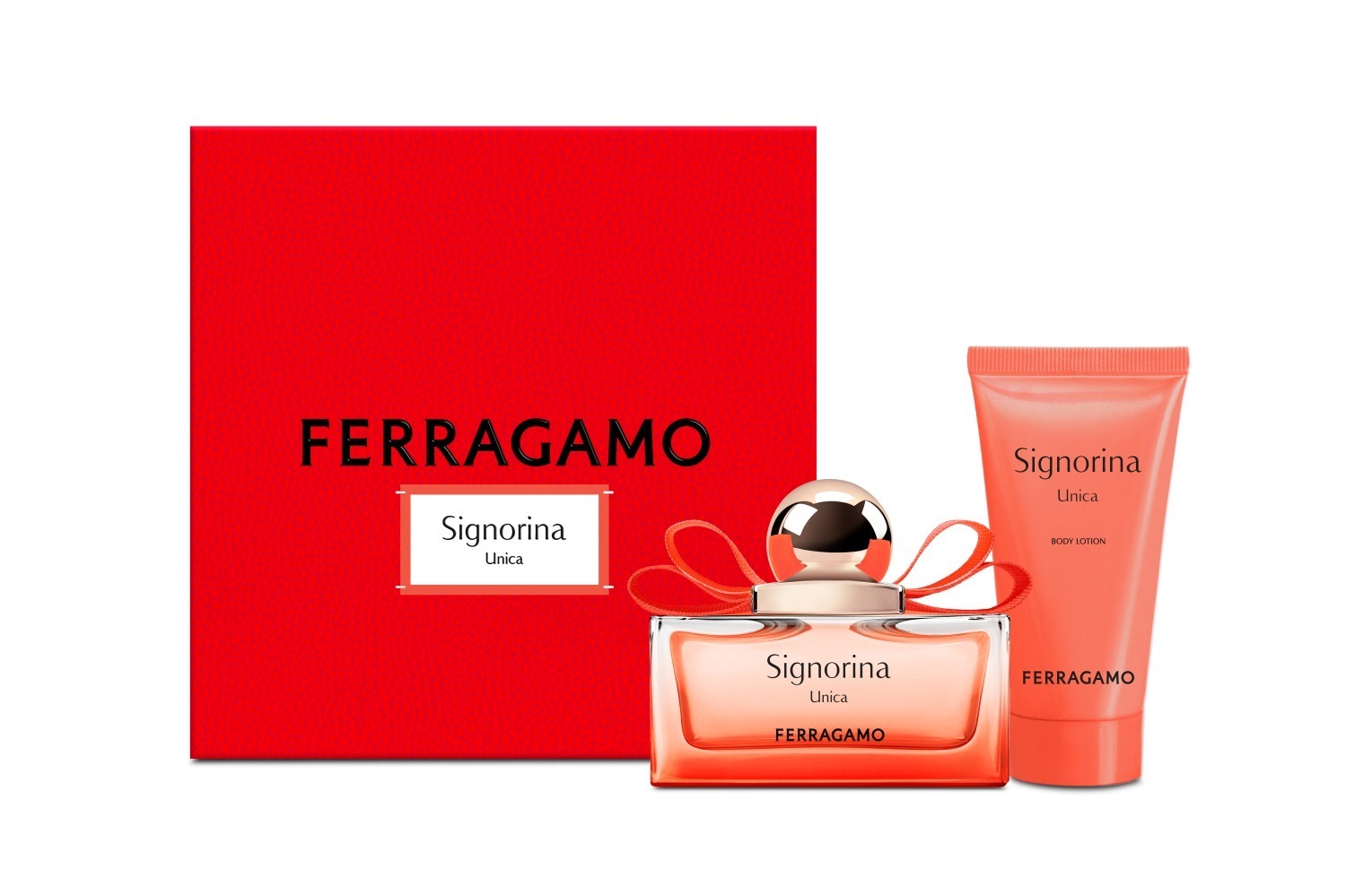フェラガモ24年クリスマスコフレ、フローラル グルマン香水