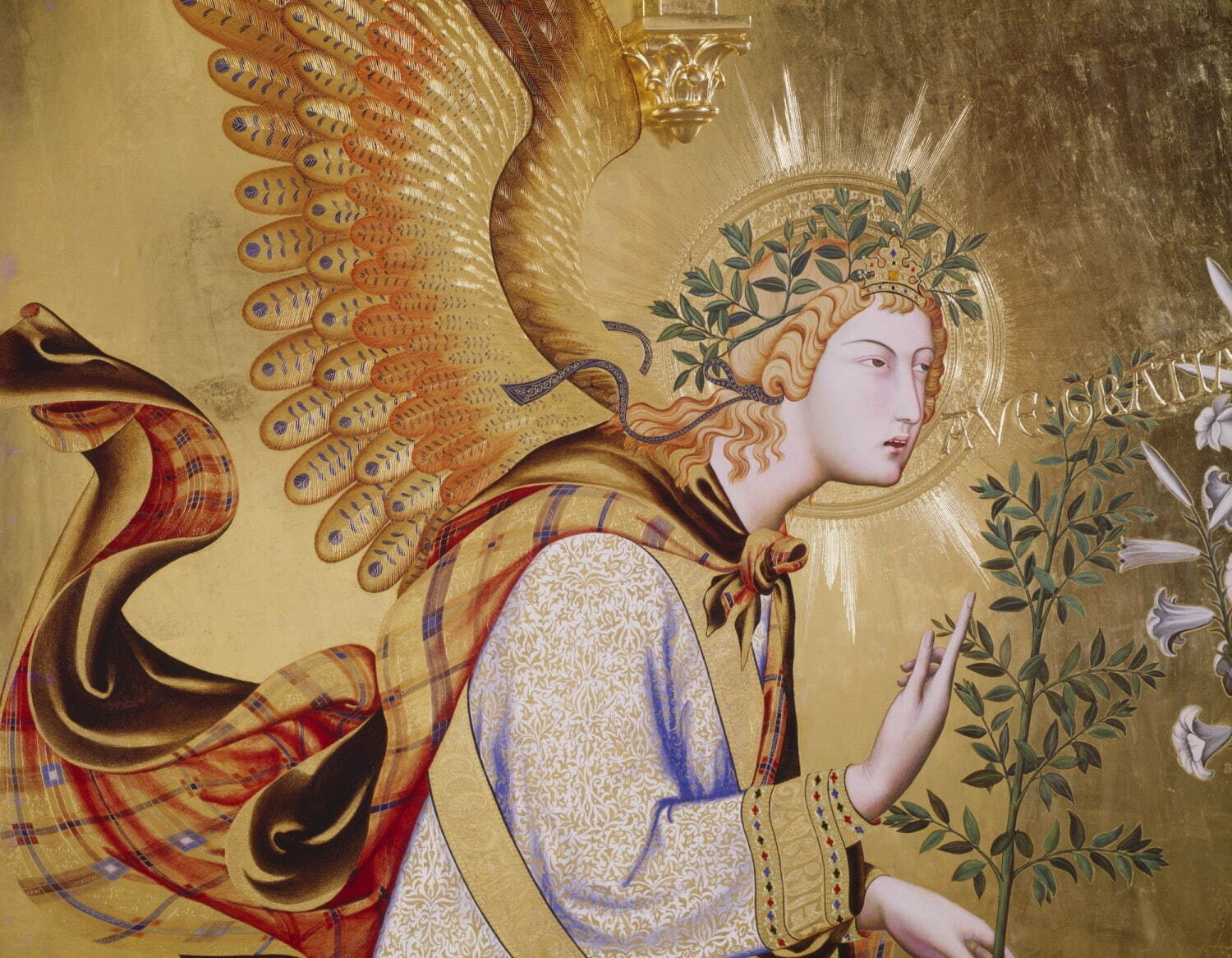 中世テンペラ画の大作《受胎告知》復元模写を公開、展覧会「中世の華