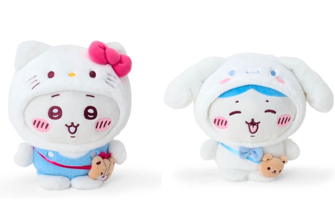 ちいかわ×サンリオキャラクターズ」ハチワレのシナモロール“なりきり