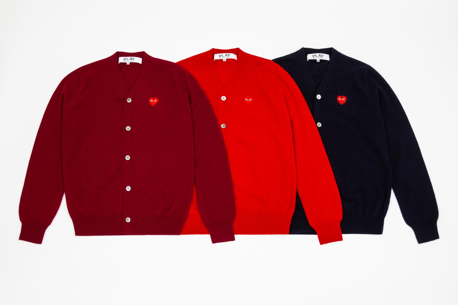 プレイ・コム デ ギャルソン、小さめハートエンブレムに“ライン