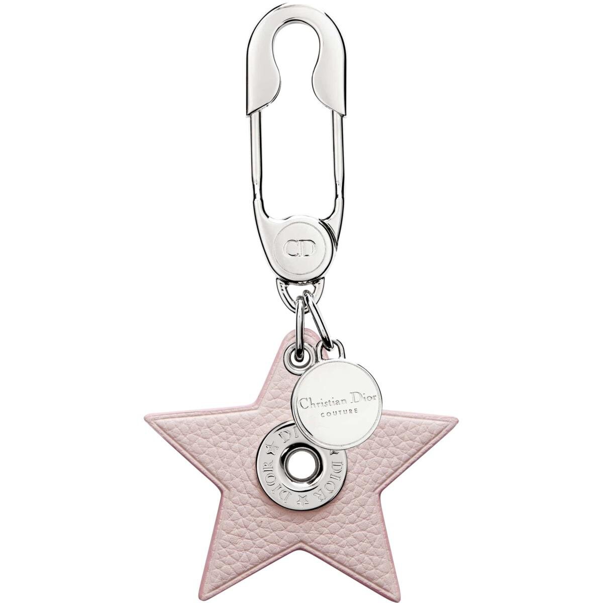 ディオールのレザーキーホルダー、「サドル」バッグ着想の鳥モチーフ