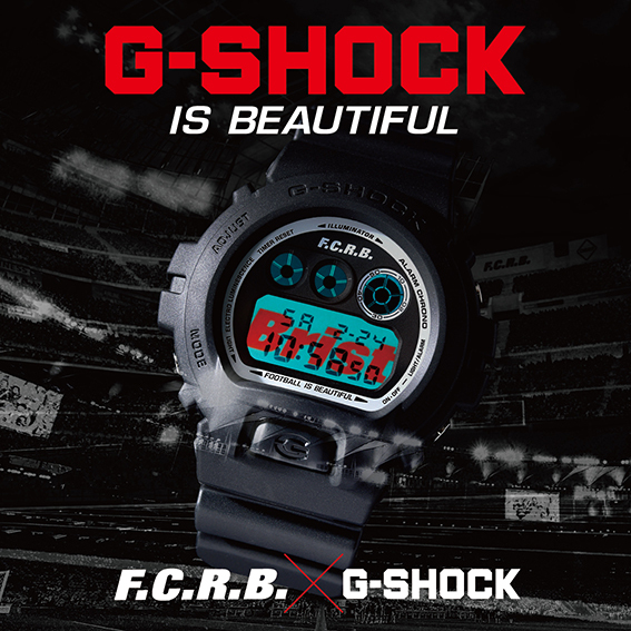 F.C. レアル ブリストル×G-SHOCKのコラボウォッチ、バックライトに