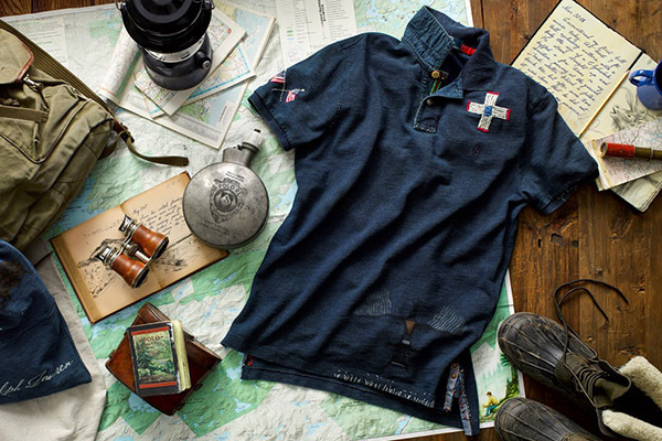 ポロ ラルフローレンから、刺繍＆リペア加工を施した限定ポロシャツ