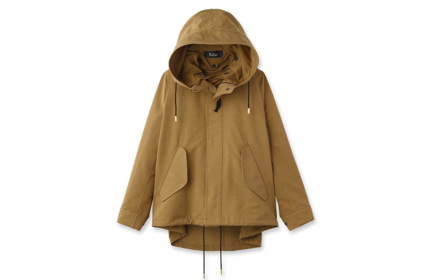 ザ・リラクスの人気ショートモッズコートに“キャメル”カラー、アクア