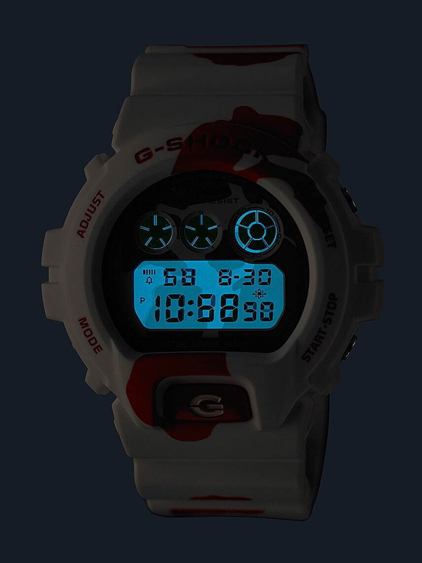 G-SHOCK“錦鯉”ウオッチ、模様が浮かび上がるスクエア＆“錦鯉”イン