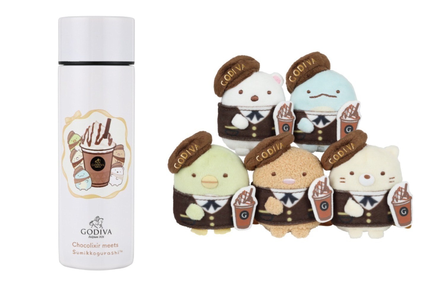 ゴディバ×すみっコぐらしがコラボ - “ゴディバショップ制服姿”の