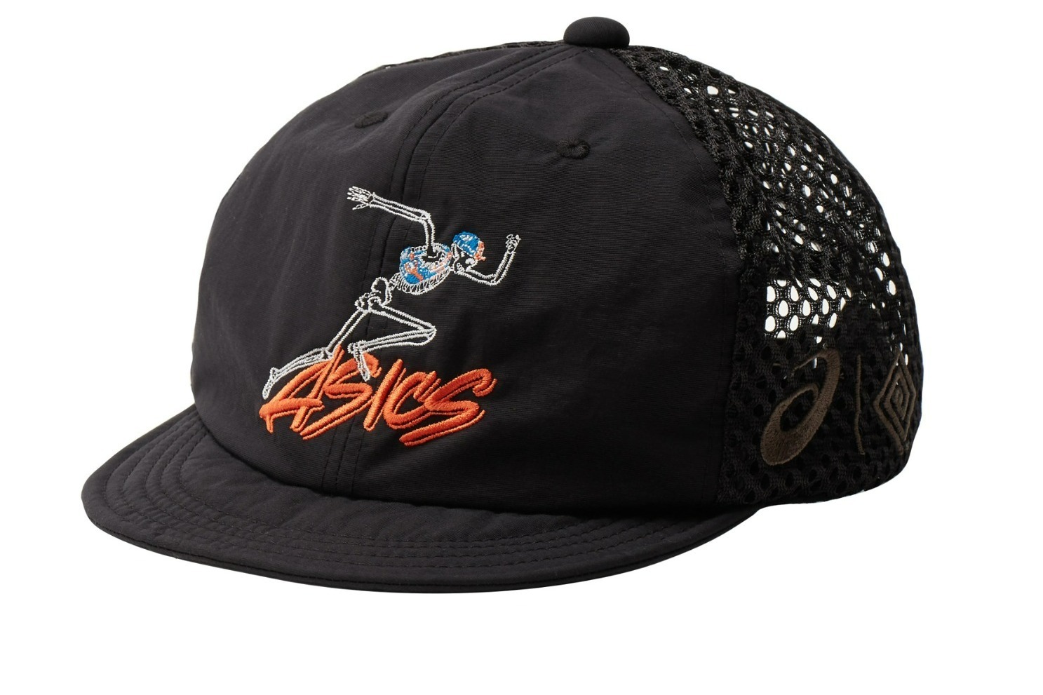 アシックス“カラフルボーンマン”のランニングウェア＆キャップ