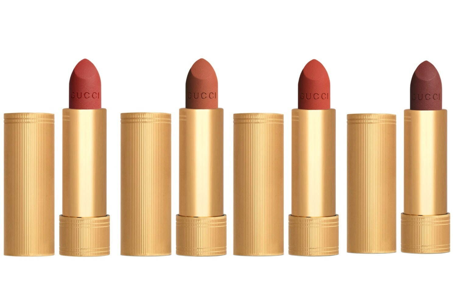 グッチ23年夏コスメ、“サテン・シアー・マット”から選べるアイコン