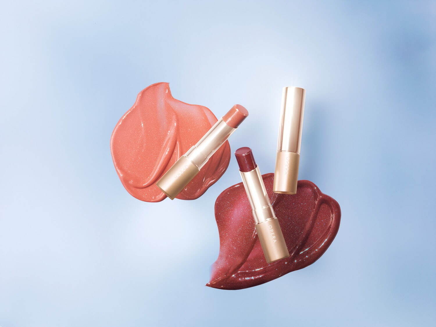 オペラ「リップティント N」に23年冬の限定色、“透けるラメ色”の