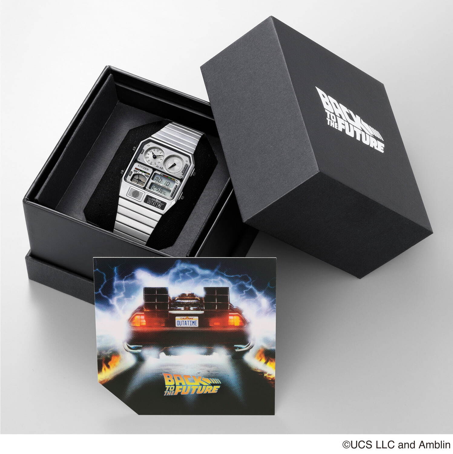 シチズン「アナデジテンプ」腕時計、『バック・トゥ・ザ・フューチャー