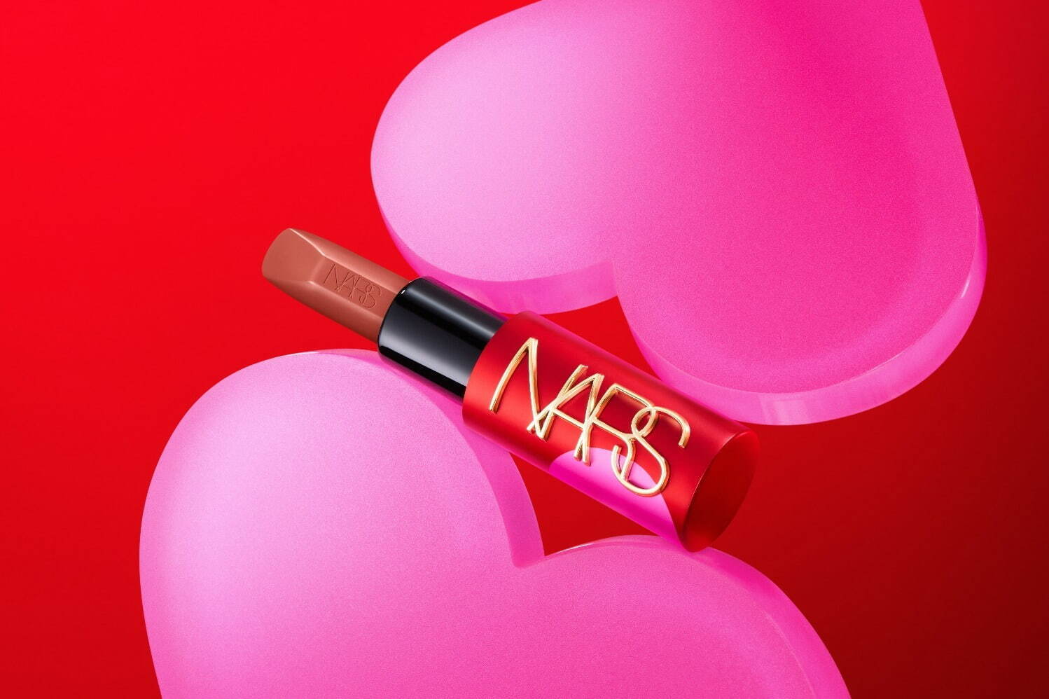 NARS「ハート柄」の25年バレンタインコスメ、“ピンク＆チョコレート