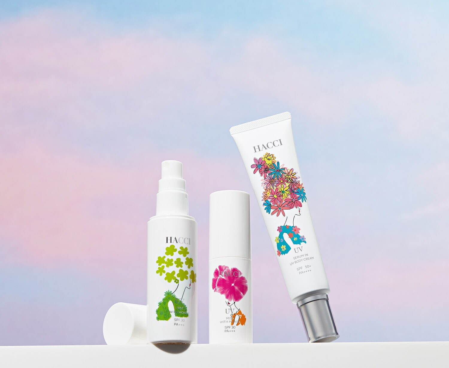 HACCI2025年春夏UVケア、“はちみつ入り”新美容液＆日焼け止めミスト