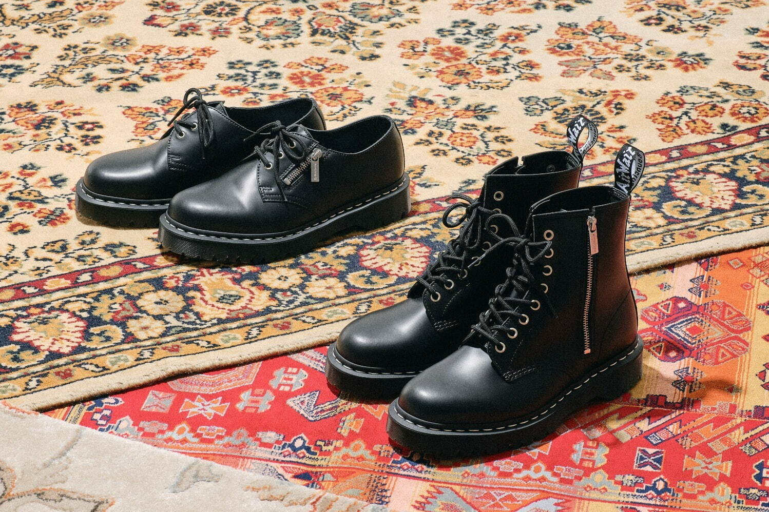 ドクターマーチンの「白ステッチ」シューズ、“ジップ付き＆厚底”の8