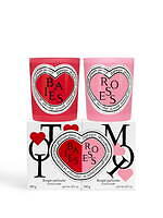 ディプティックバレンタイン限定キャンドルセット、“ハート形”ラベルの