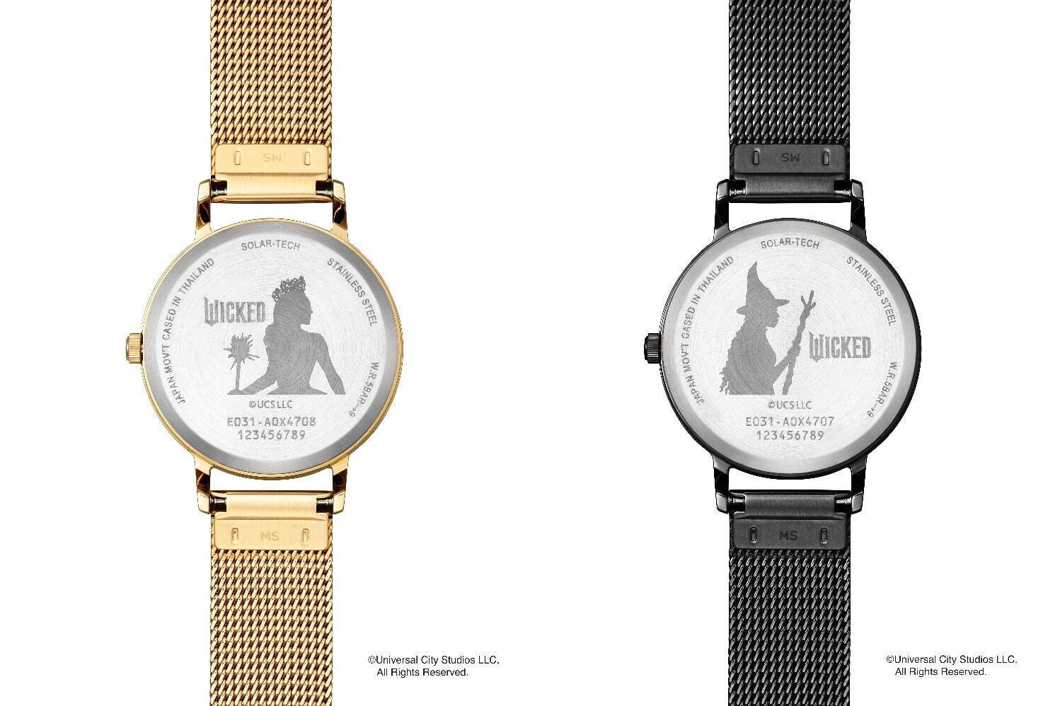 ウィッカ」より映画『ウィキッド ふたりの魔女』腕時計、時を示す魔法