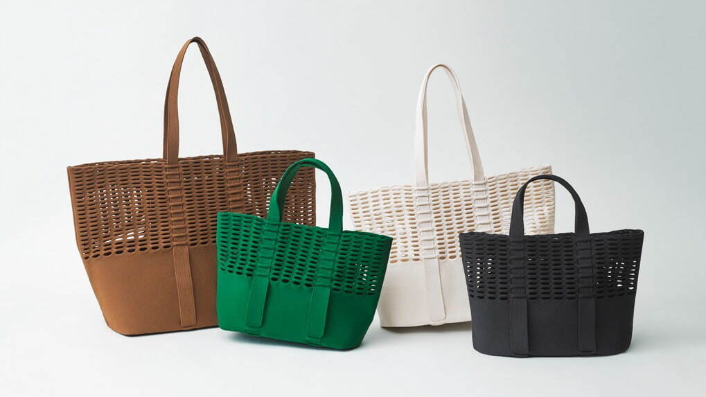 グッド グッズ イッセイ ミヤケ「モッコ トート」バッグ、機能的な