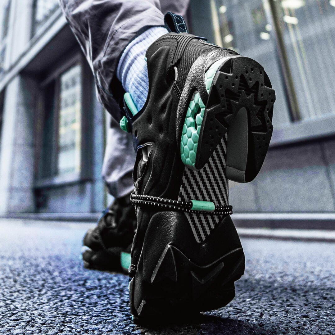 リーボック×POTRのターコイズ色「インスタポンプフューリー