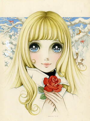 画家・高橋真琴の少女画展が伊勢丹新宿店で、1960年代雑誌の原画やコム
