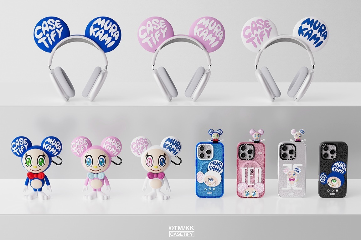 ケースティファイ×村上隆「カイカイ＆キキ」のピンクスマホケース